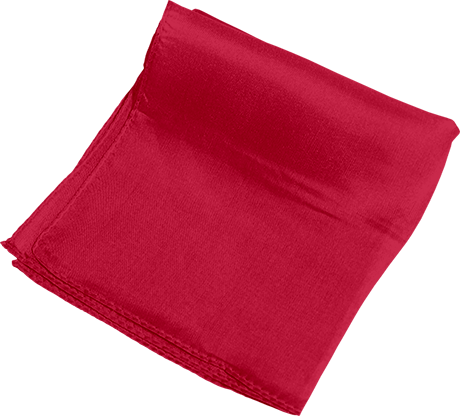 (image for) Silks 15 inch Single (Red) Magic by Gosh - Trick - Click Image to Close