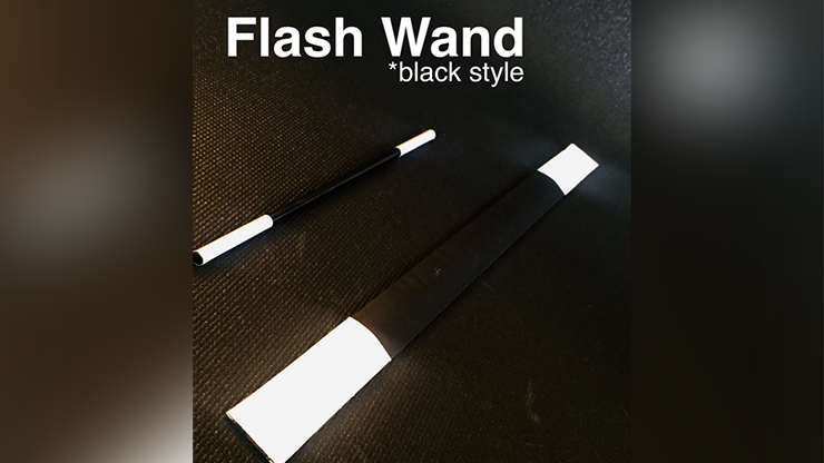(image for) FLASH WAND (BLACK) by Victor Voitko (Gimmick and Online Instructions) - Trick - Click Image to Close