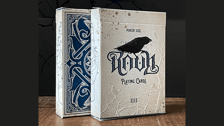 (image for) RAVN IIII (Blue) Playing Cards Designed by Stockholm17 - Click Image to Close