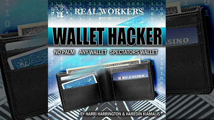 (image for) Wallet Hacker BLUE (Gimmicks and Online Instruction) by Joel Dickinson - Trick - Click Image to Close
