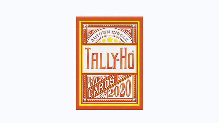 (image for) Tally-Ho Autumn Circle Back Playing Cards - Click Image to Close