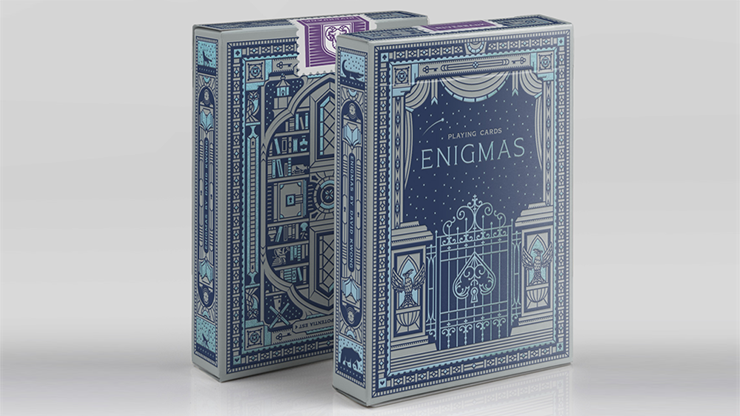 (image for) ENIGMAS Puzzle Hunt (Blue) Playing Cards - Click Image to Close