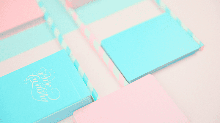 (image for) Pure Cardistry Double Back (Blue) Playing Cards - Click Image to Close