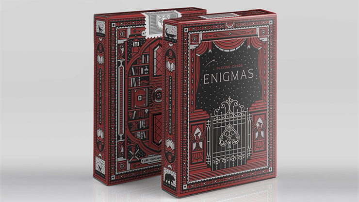 (image for) ENIGMAS Puzzle Hunt (RED) Playing Cards - Click Image to Close