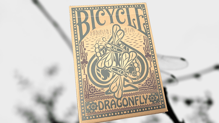(image for) Bicycle Dragonfly (Tan) Playing Cards - Click Image to Close