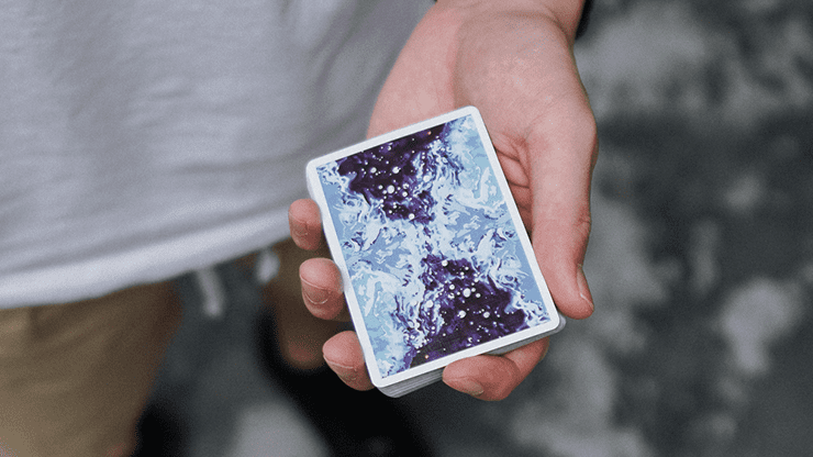 (image for) Fluid Art Blue (Cardistry Edition) Playing Cards - Click Image to Close