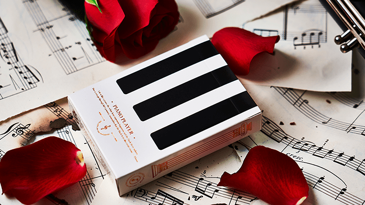 (image for) Piano Player Three-Key Edition Playing Cards by Bocopo - Click Image to Close