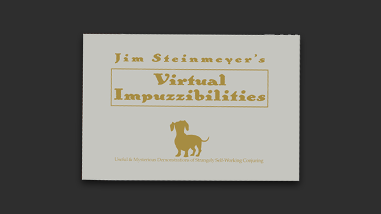 (image for) Virtual Impuzzibilities by Jim Steinmeyer - Book - Click Image to Close
