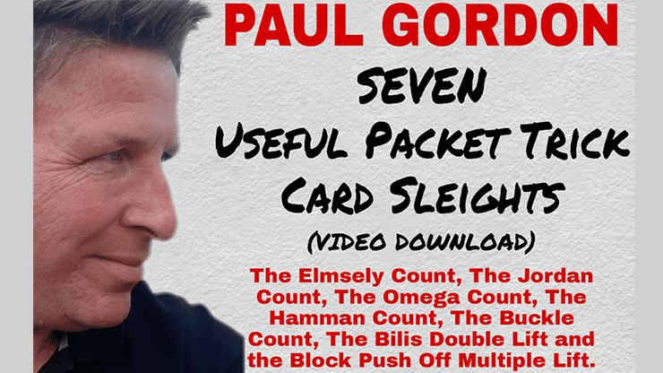 (image for) Seven Useful Packet Trick Card Sleights by Paul Gordon video DOWNLOAD