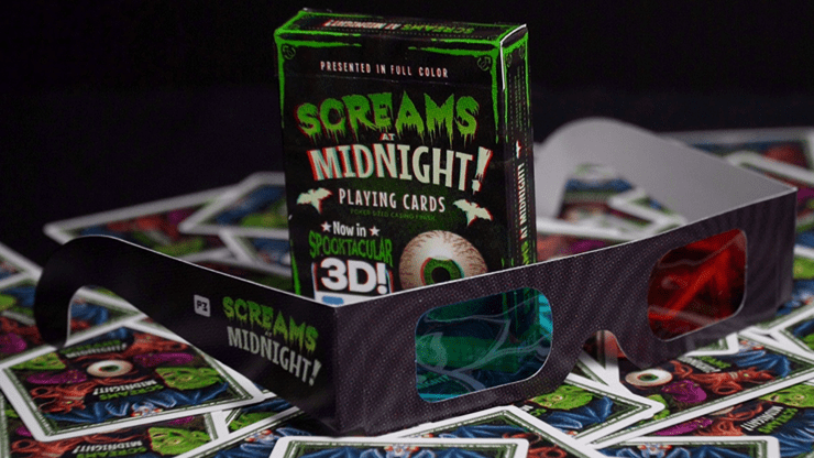(image for) Screams at Midnight Playing Cards (3D-Glasses INCLUDED) - Click Image to Close