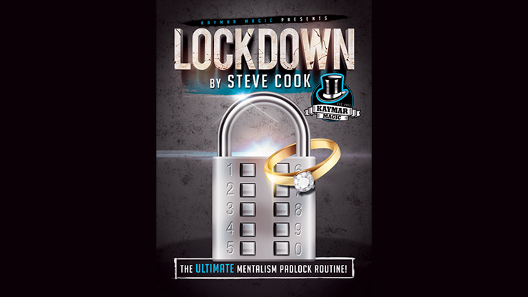 (image for) LOCKDOWN (Gimmick and Online Instructions) by Steve Cook and Kaymar Magic - Trick - Click Image to Close