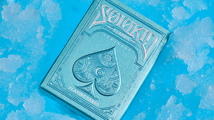 (image for) Solokid Cyan Playing Cards by SOLOKID Playing Cards - Click Image to Close