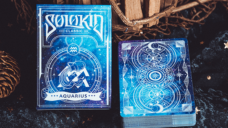 (image for) Solokid Constellation Series V2 (Aquarius) Playing Cards by Solokid Playing Card Co. - Click Image to Close