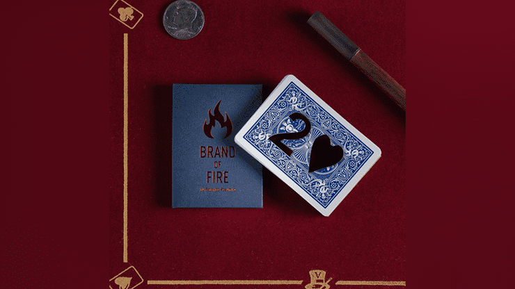 (image for) BRAND OF FIRE / BLUE(Gimmicks and Online Instructions) by Federico Poeymiro - Trick - Click Image to Close