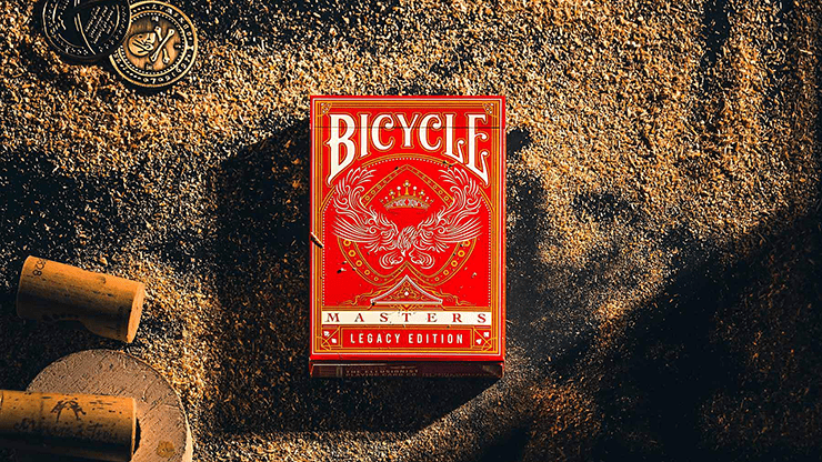(image for) Bicycle Red Legacy Masters Playing Cards - Click Image to Close
