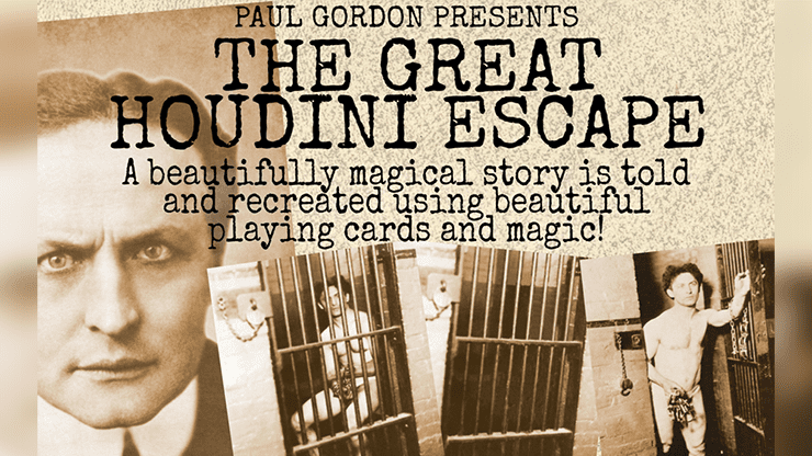 (image for) HOUDINI ESCAPE by Paul Gordon - Trick - Click Image to Close