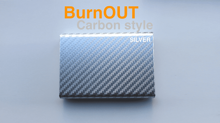 (image for) BURNOUT 2.0 CARBON SILVER by Victor Voitko (Gimmick and Online Instructions) - Trick - Click Image to Close
