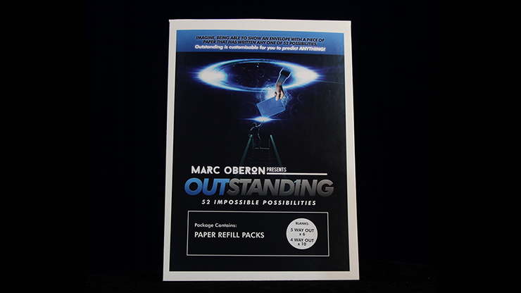 (image for) OUTSTANDING Refill Cards (Blank) by Marc Oberon - Trick - Click Image to Close