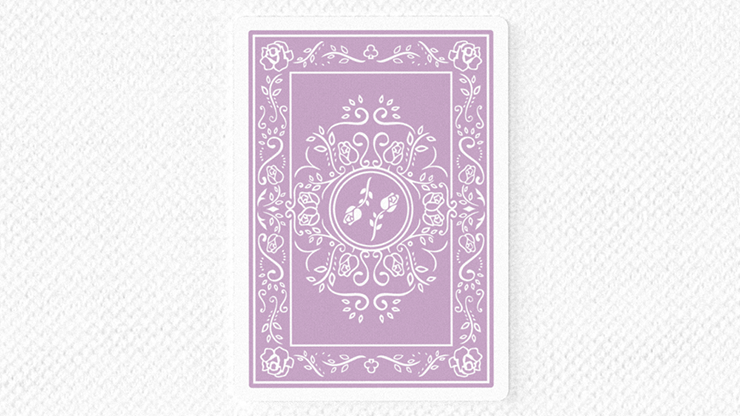 (image for) Black Roses Lavender (Marked) Edition Playing Cards - Click Image to Close
