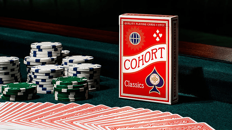 (image for) Red V2 Cohorts (Luxury-pressed E7) Playing Cards - Click Image to Close