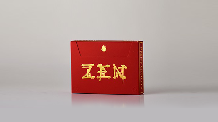 (image for) Royal Zen (RED/GOLD) Playing Cards by Expert Playing Cards - Click Image to Close