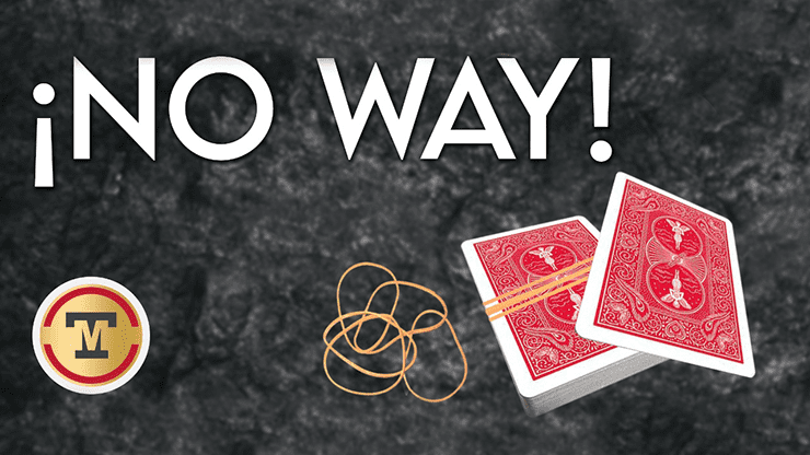 (image for) No Way! (Gimmicks and Online Instructions) by Marcel and Tango Magic - Trick - Click Image to Close