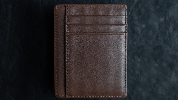 Limited Edition Shadow Wallet Bourbon Tan Leather (Gimmick and Online Instructions) by Dee Christopher and 1914 - Trick