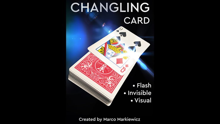 (image for) CHANGLING CARD RED by Marco Markiewicz - Trick - Click Image to Close