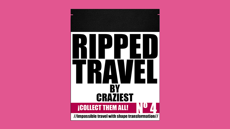 (image for) RIPPED TRAVEL (Red Gimmicks and Online Instruction) by Craziest - Trick - Click Image to Close