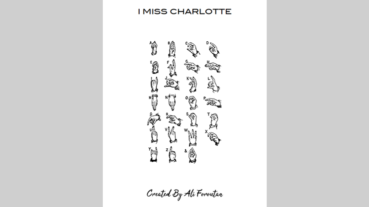 (image for) I MISS CHARLOTTE by Ali Foroutan ebook DOWNLOAD