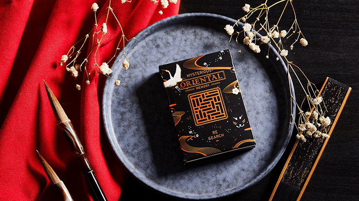 (image for) Oriental Memory Black playing Cards - Click Image to Close