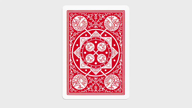 (image for) Tally Ho Fan Back Gaff Pack Red (6 Cards) by The Hanrahan Gaff Company - Click Image to Close