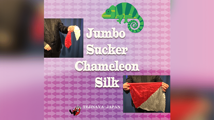 (image for) Jumbo Sucker Chameleon Silk by Tejinaya Magic - Trick - Click Image to Close