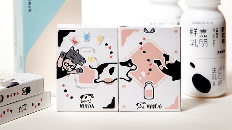 (image for) Pure Milk Playing Cards by Hanson Chien - Click Image to Close