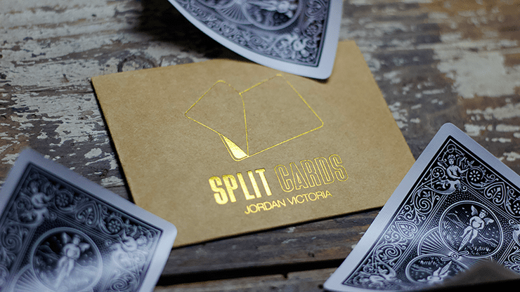 (image for) COLORED Split Cards 10 ct. (Black) by PCTC - Trick