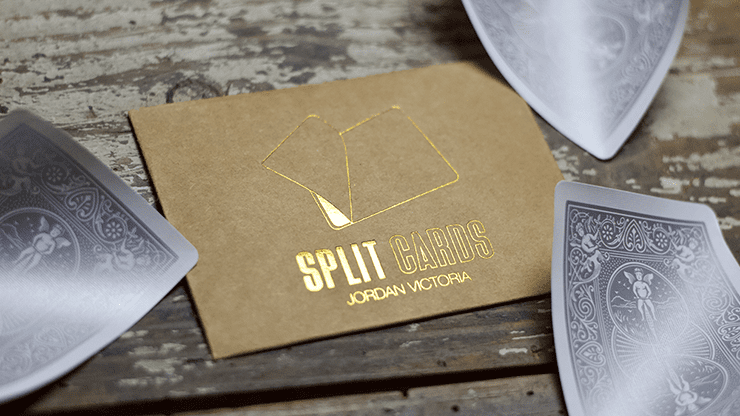 (image for) COLORED Split Cards 10 ct. (Silver) by PCTC - Trick