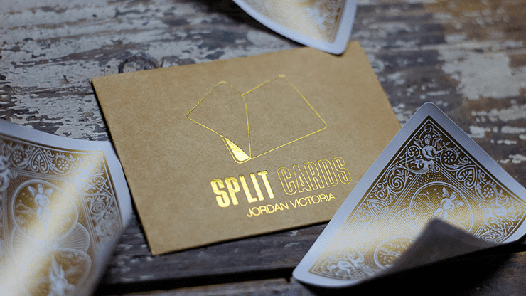 (image for) COLORED Split Cards 10 ct. (Gold) by PCTC - Trick