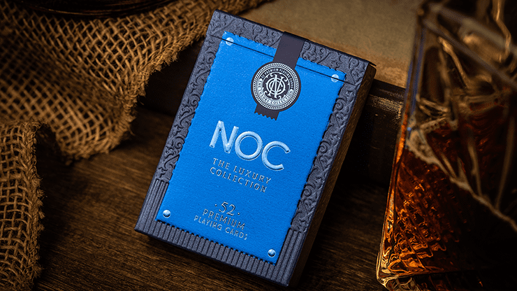 (image for) NOC (Blue) The Luxury Collection Playing Cards by Riffle Shuffle x The House of Playing Cards - Click Image to Close