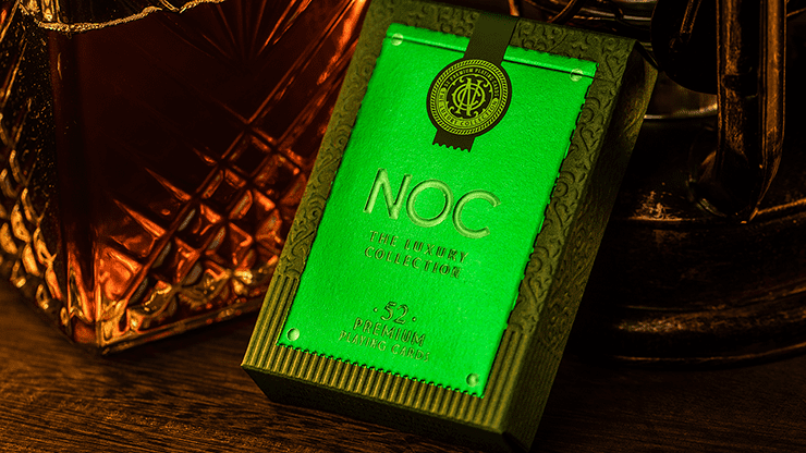(image for) NOC (Green) The Luxury Collection Playing Cards by Riffle Shuffle x The House of Playing Cards - Click Image to Close