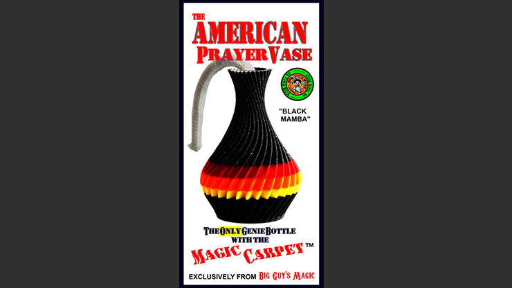 (image for) The American Prayer Vase Genie Bottle BLACK MAMBA by Big Guy's Magic- Trick - Click Image to Close