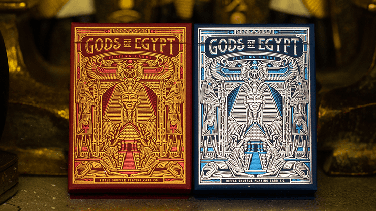 (image for) Gods of Egypt (Red) Playing Cards by Divine Playing Cards - Click Image to Close