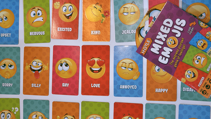 (image for) Hoyle Mixed Emojis Playing Cards by US Playing Card - Click Image to Close