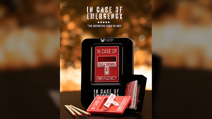 (image for) In Case of Emergency (Gimmicks and Online Instructions) by Adam Wilber and Vulpine - Trick - Click Image to Close