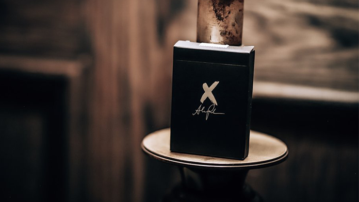 (image for) X Deck (Black) Playing Cards by Alex Pandrea - Click Image to Close