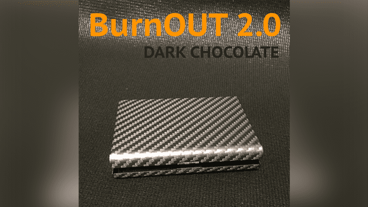 (image for) BURNOUT 2.0 CARBON DARK CHOCOLATE by Victor Voitko (Gimmick and Online Instructions) - Trick - Click Image to Close
