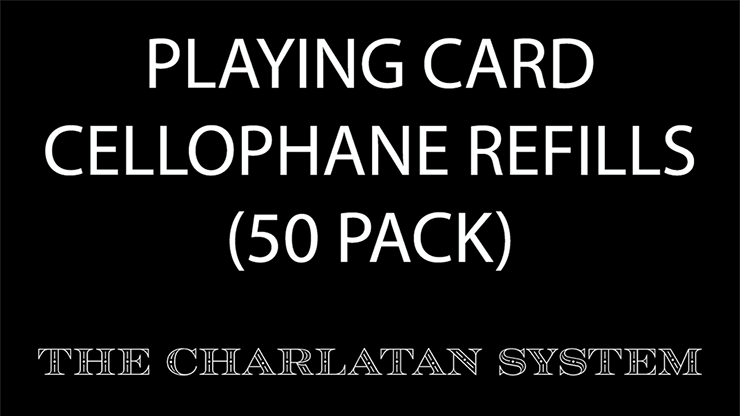 (image for) Playing Card Cellophane Refills (50 Units) - Click Image to Close