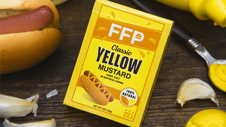 (image for) Mustard Playing Cards by Fast Food Playing Cards - Click Image to Close