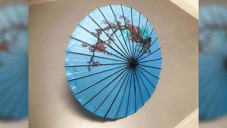 (image for) Dragon Parasol BLUE by LY & MS Magic - Trick - Click Image to Close