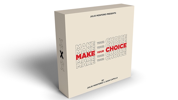 (image for) MAKE YOUR CHOICE (Gimmicks and Online Instruction) by Julio Montoro and Juan Capilla - Trick - Click Image to Close