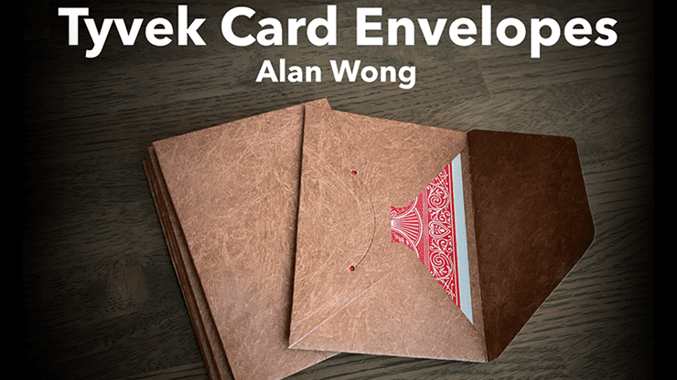 (image for) Tyvek Card Envelopes 10 pk. BROWN by Alan Wong- Trick - Click Image to Close